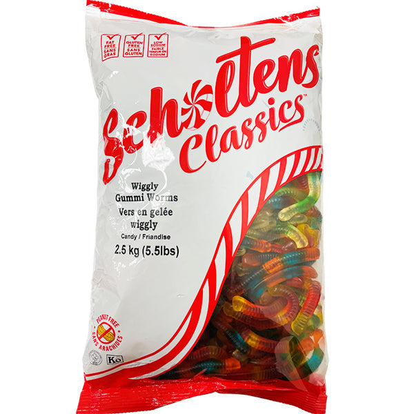 Canada Candy Company Ccc Wigly Gummi Worms 2.5 kg