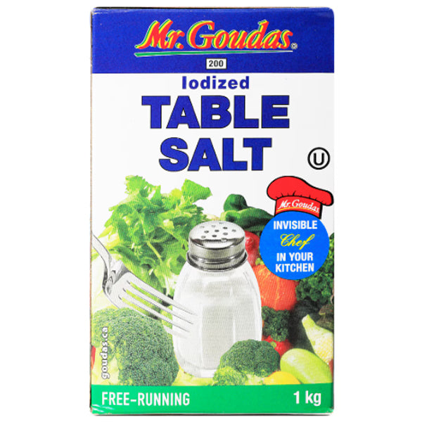 Mr Goudas Table Salt Box 1 kg