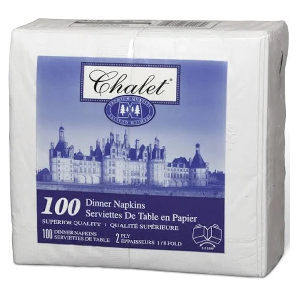 Chalet Dinner Napkins 2PLY Dnap30100 100-Pack