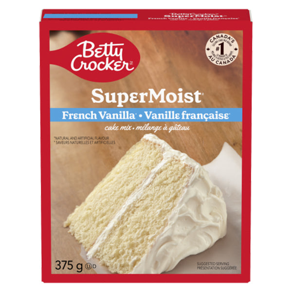 Betty Crocker Super Moist French Vanilla Cake Mix 375 g