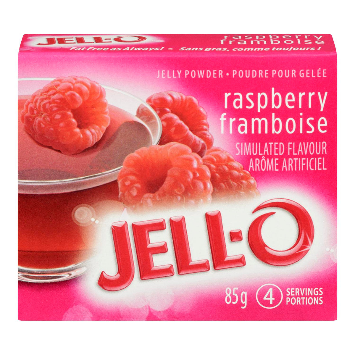 Jello Jell O Raspberry 85 g
