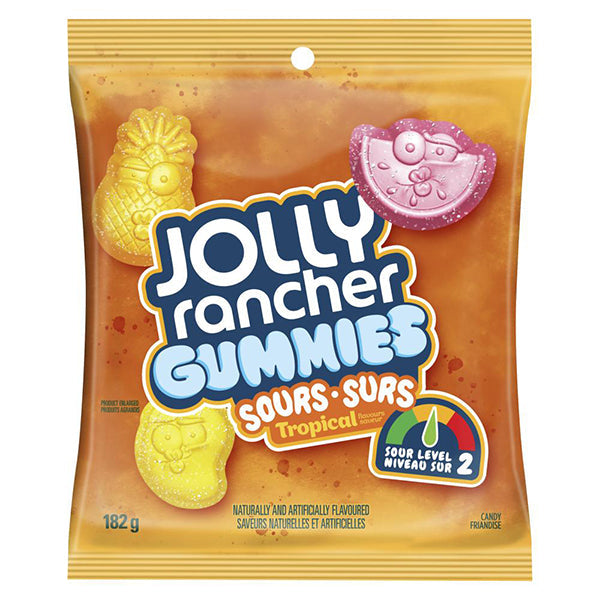 Jolly Rancher Gummies Sour Tropical 182 g