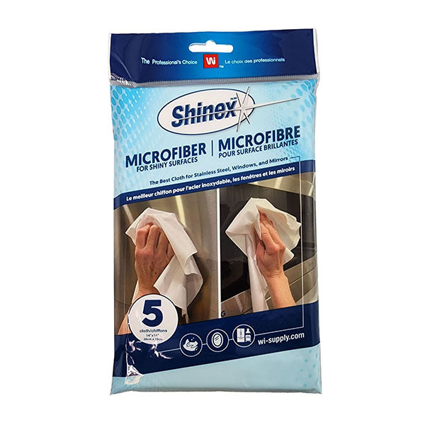 Shinex Non-woven Microfiber Cloth 5-Pack