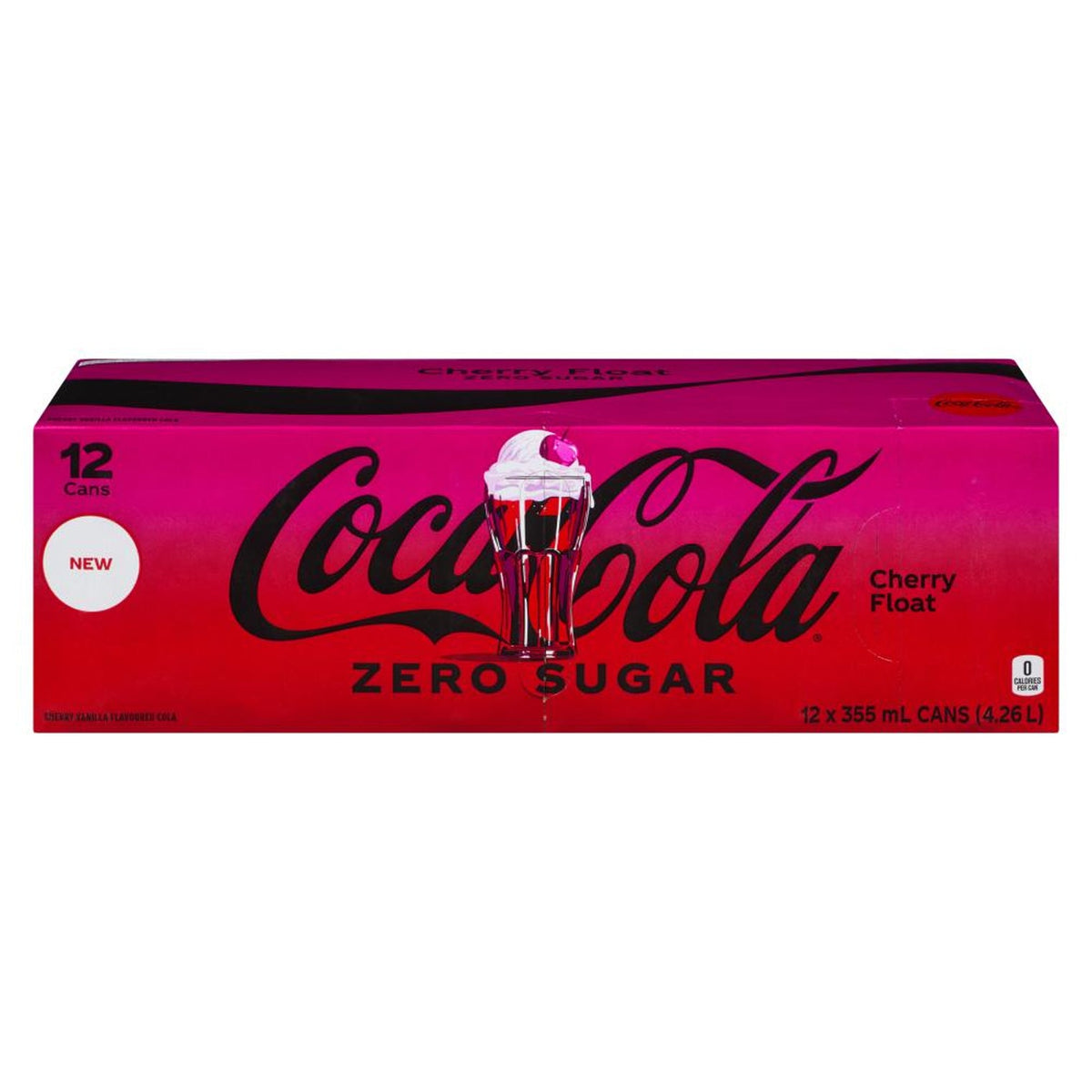 Coca Cola Coke Cherry Float Zero Sugar 355 mL