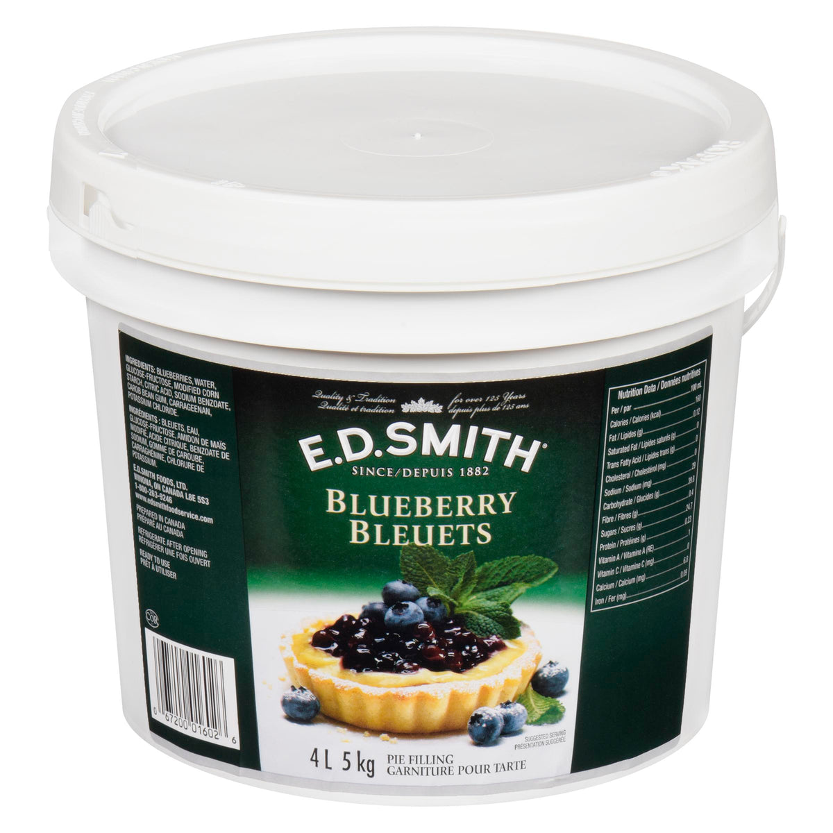 Ed Smith Blueberry Pie Filling 5 kg