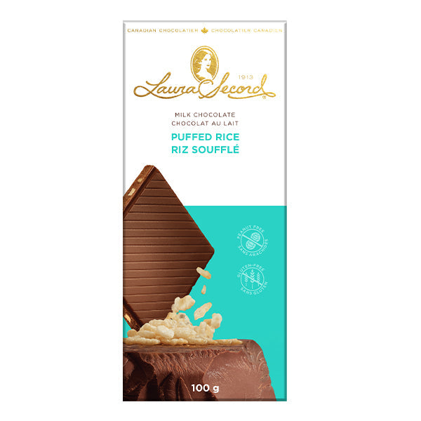 Laura Secord Milk Chocolate w/ Crispy Rice Bar 100 g