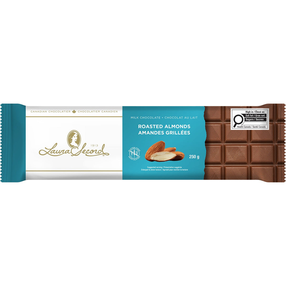 Laura Secord Milk Chocolate Almonds Bar 250 g