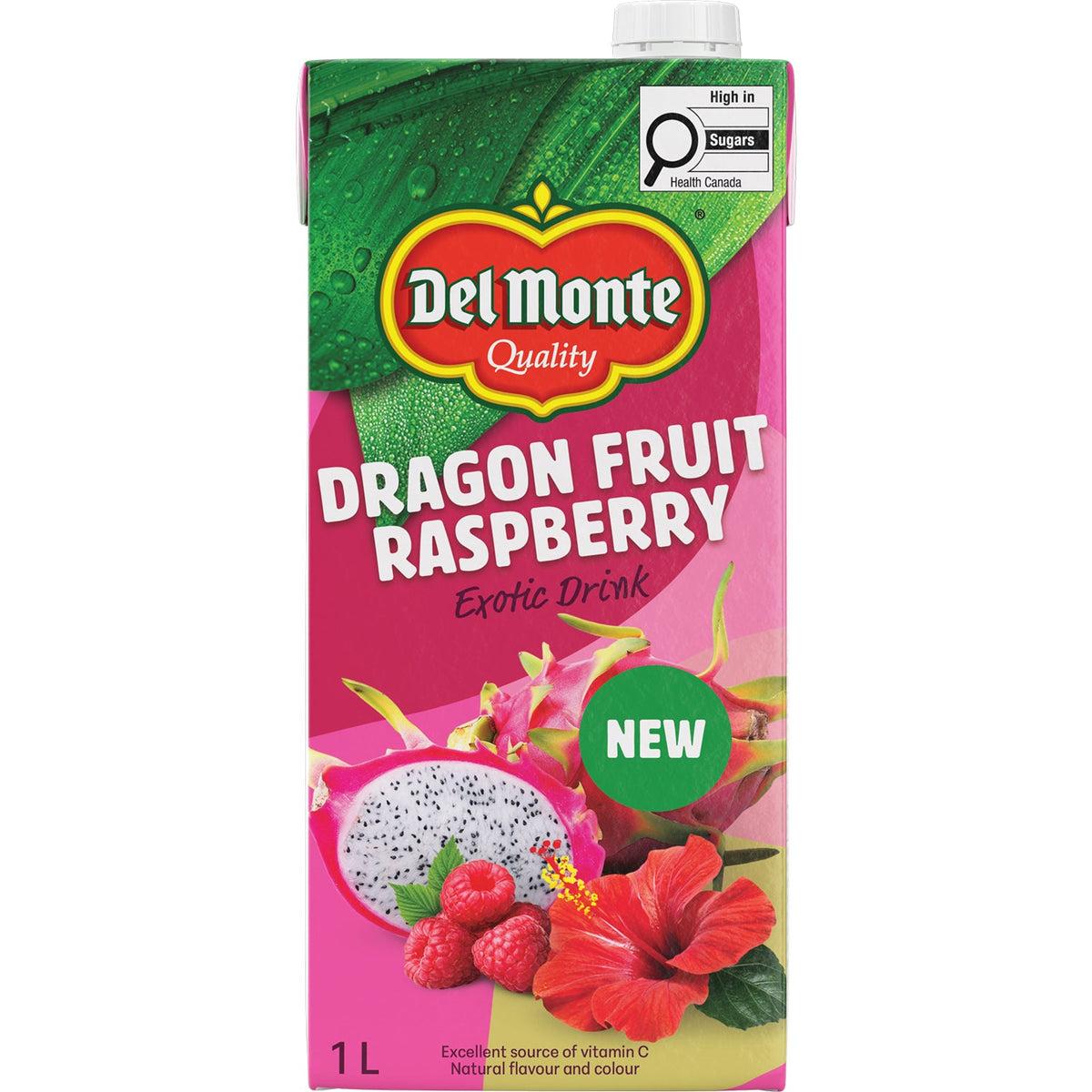 Del Monte Dragon Fruit Raspberry 1 L