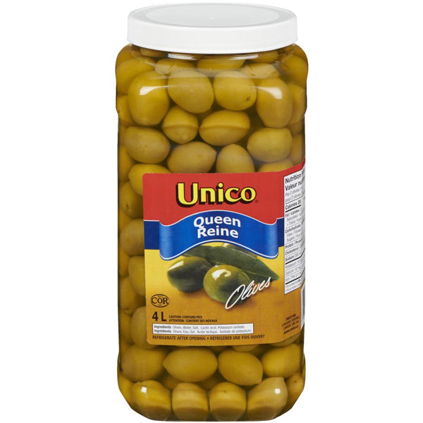 Unico Whole Queen Olives 4 L