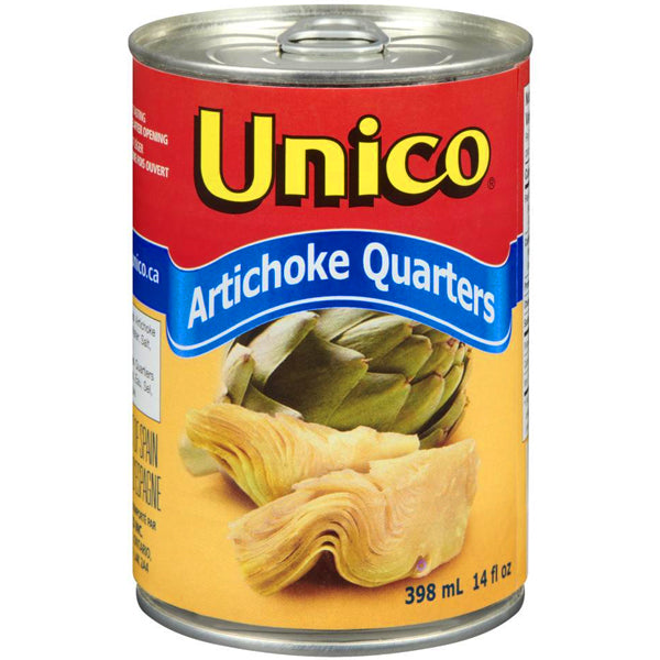 Unico Artichoke Quarters 14 oz