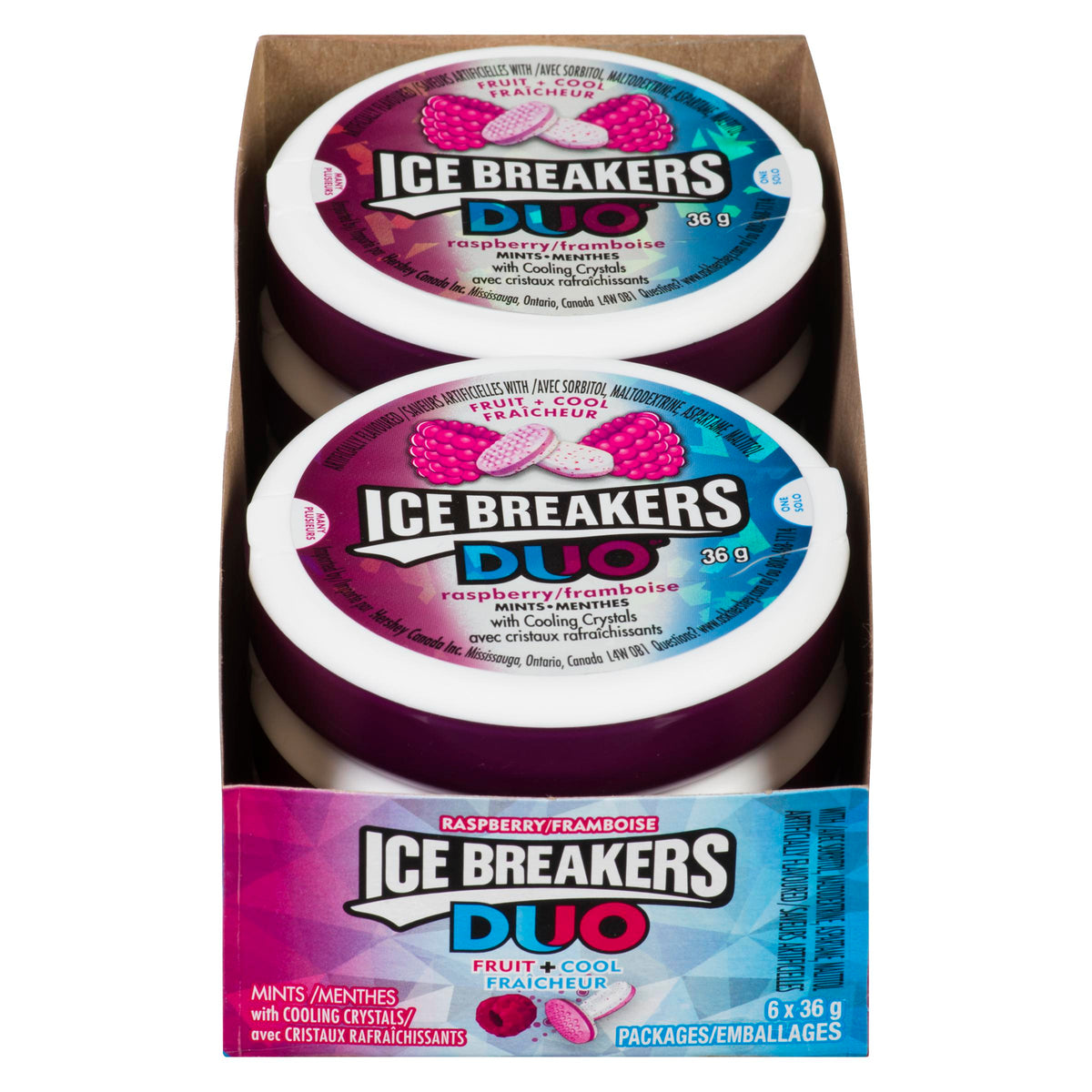 Ice Breakers Duo Tins Raspberry 36 g