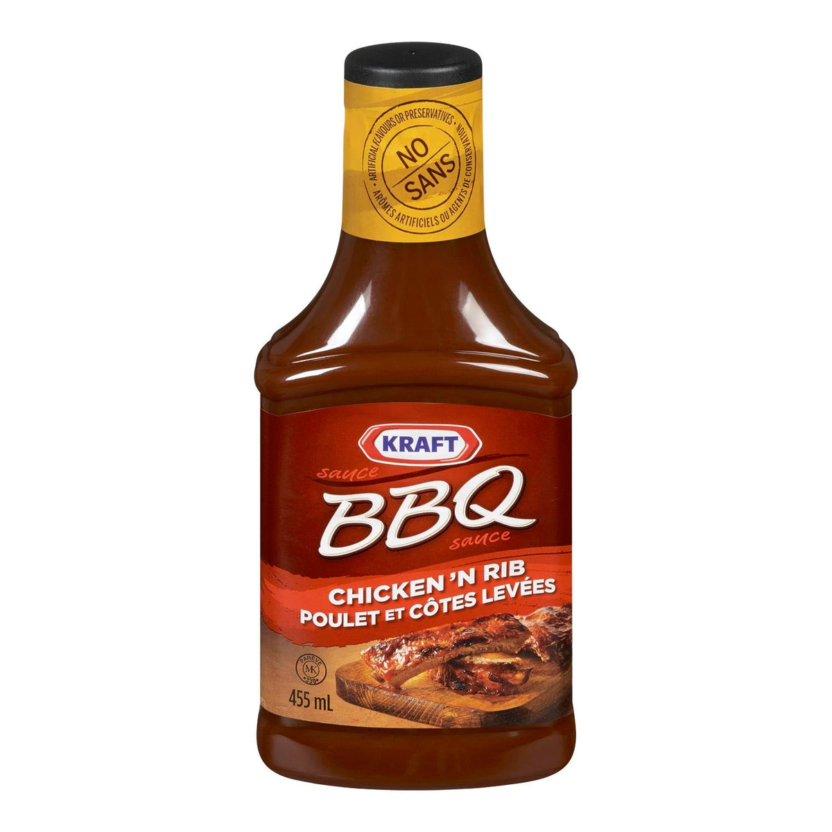 Kraft Chicken Rib Bbq Sauce 455 mL