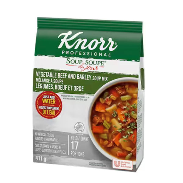 Knorr Sdj Veg Beef Barley Soup 411 g