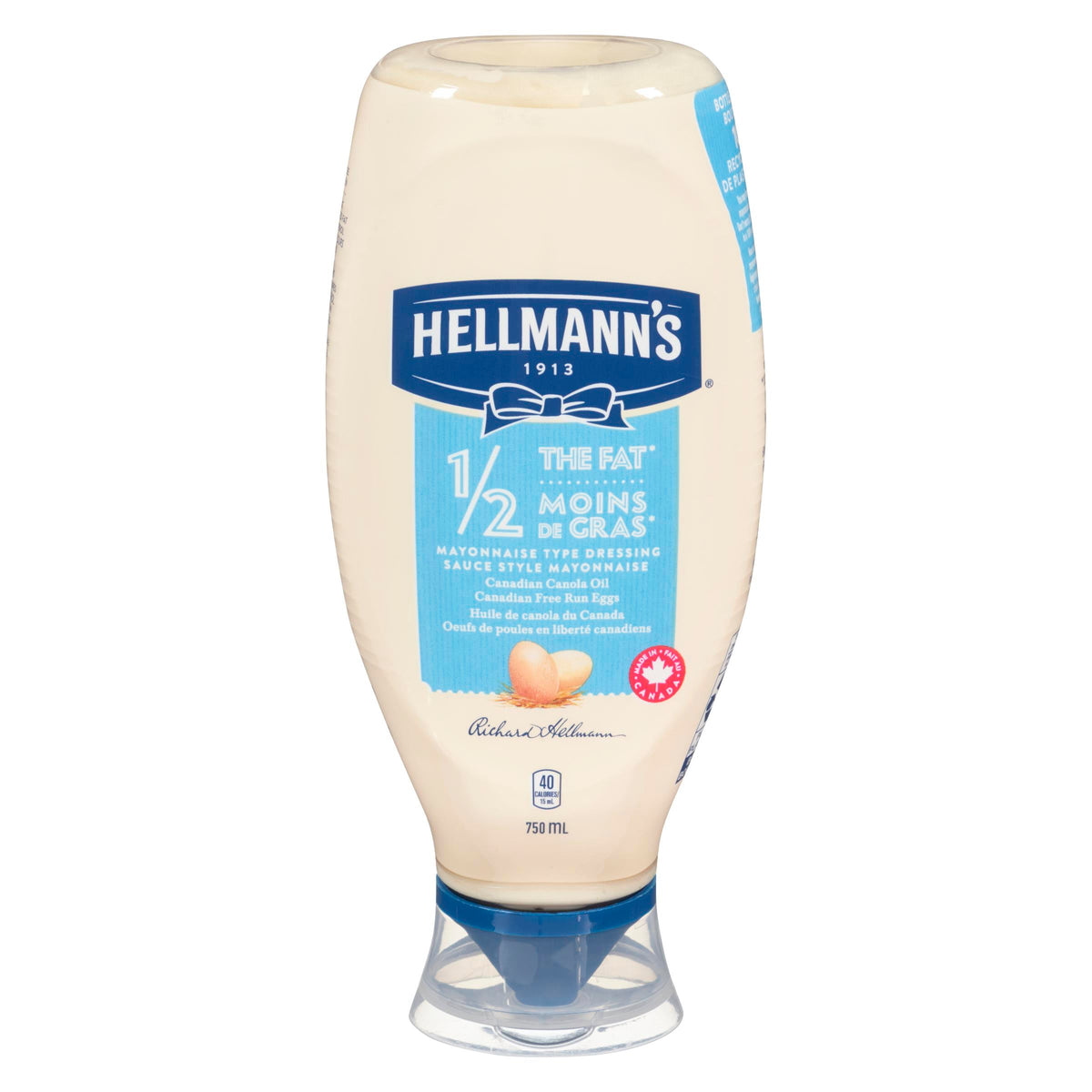 Hellmanns Light Squeeze Mayonnaise 750 mL