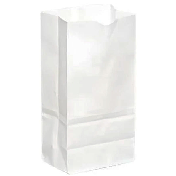 Rosenbloom Plain White Grocery Bags 5LB 500 ct