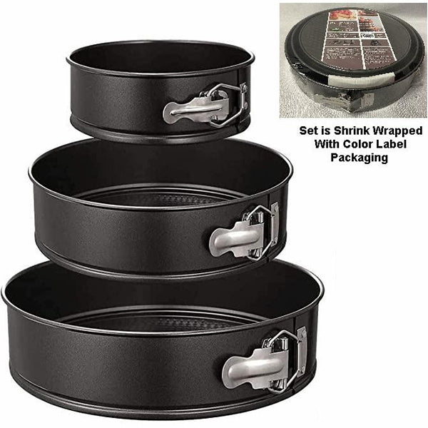 Standa Spring Form Cake Pan Set 3-Pack