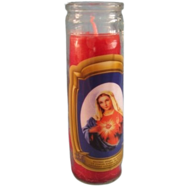 Standa Rel.candle Sacred Heart Mary