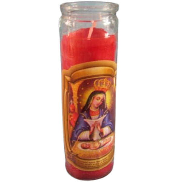 Standa Rel.candle Mother Mary with Baby