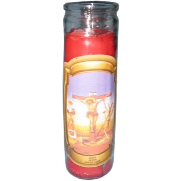 Standa Rel.candle Jesus on the Cross