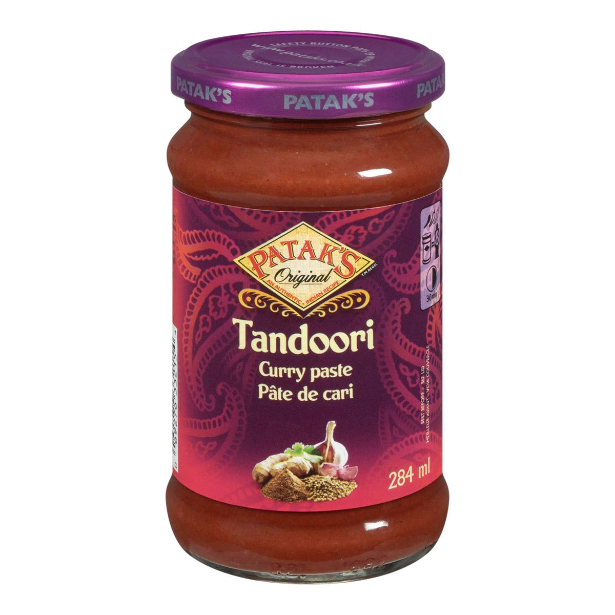 Pataks Tandoori Paste Gb 284 mL