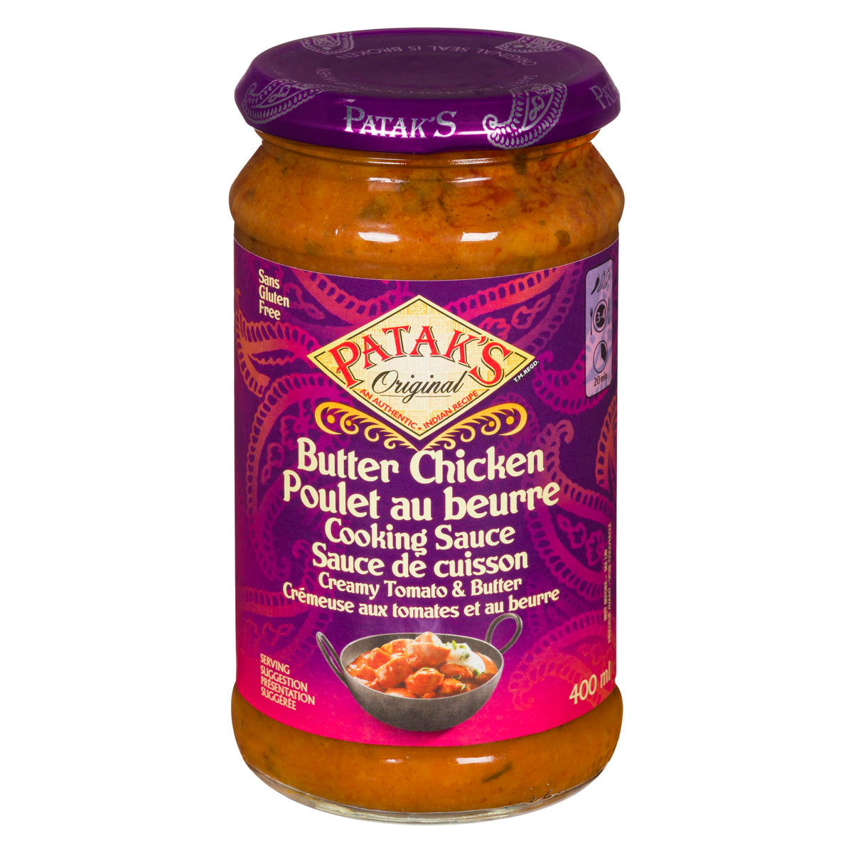 Pataks Butter Chicken Cooking Sauce 400 mL