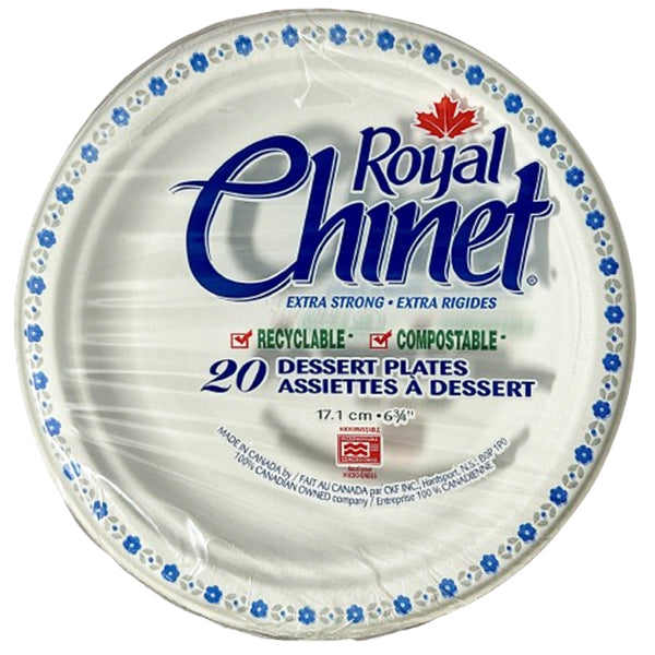 Royal Chinet 6.75in Plates 20-Pack