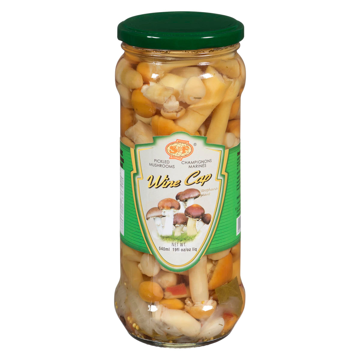 S&F Wine Cap Mushrooms 540 mL