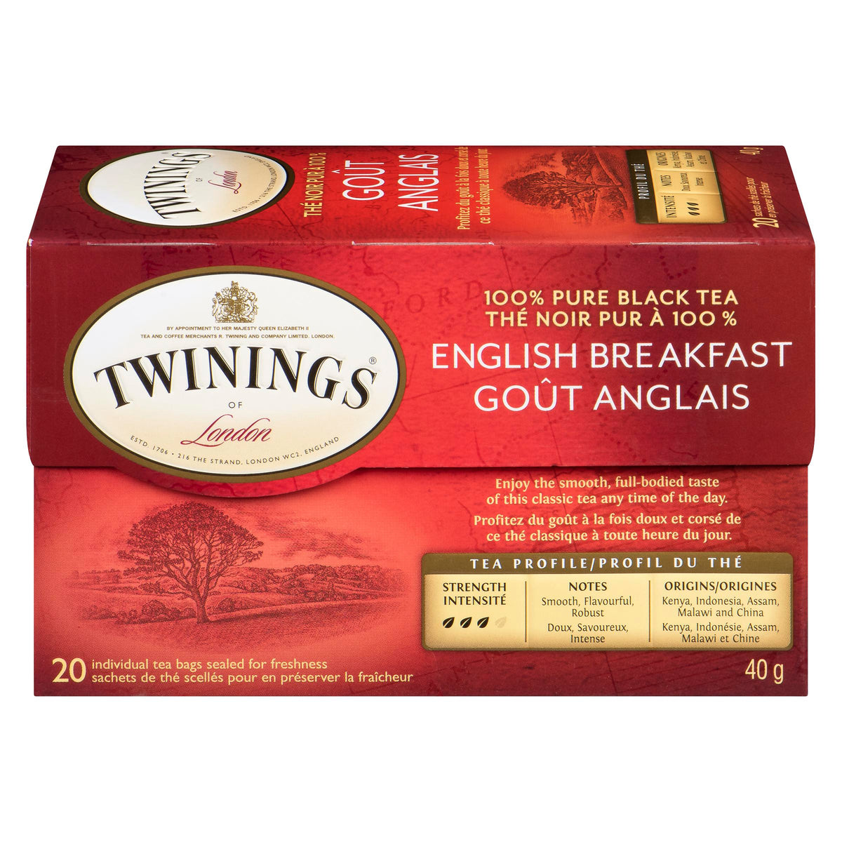 Twinings English Breakfast 20 ct