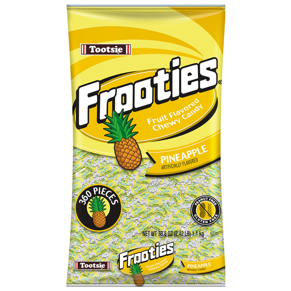 Tootsie Frooties Pineapple 360 g