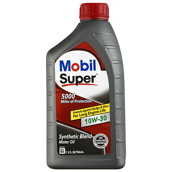 Mobil Super 10W-30 Synthetic Blend Motor Oil 946 mL