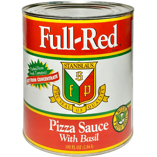 Full Red Pizza Sauce with Basil 100 oz