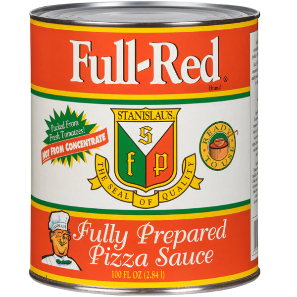 Full Red Fully Prepared Pizza Sauce 100 oz