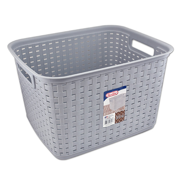 Sterilite Tall Weave Basket