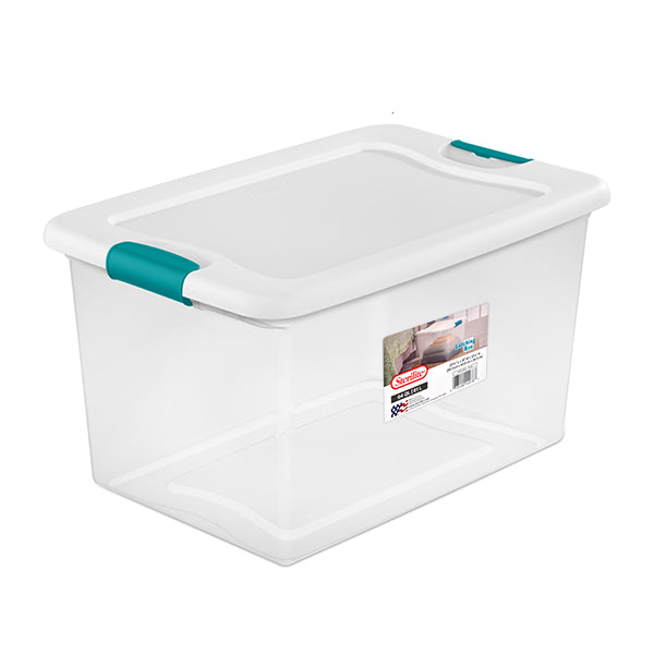 Sterilite 61 L Latching Clear Box 23.16x13.5IN