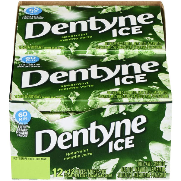Dentyne Ice Spearmint 12 pc