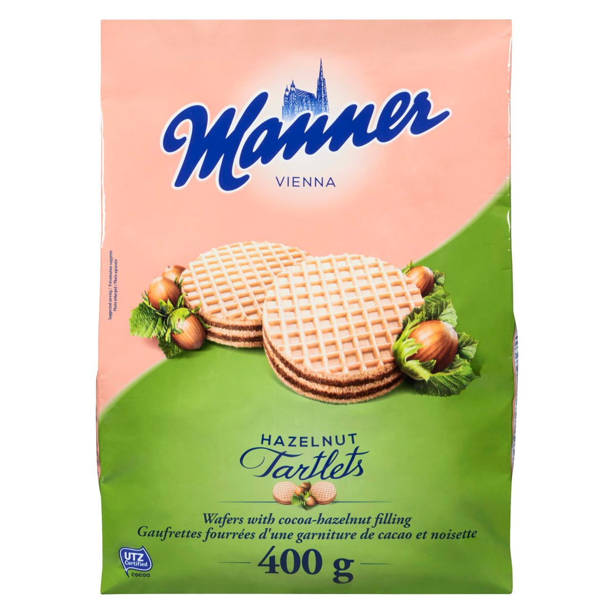 Manner Hazelnut Wafer Tartlets 400 g