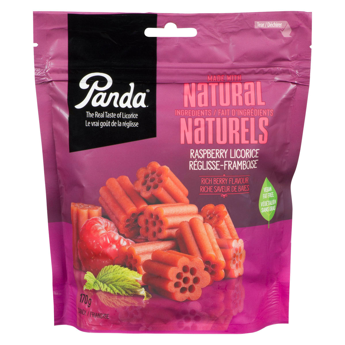 Panda Raspberry Licorice 170 g