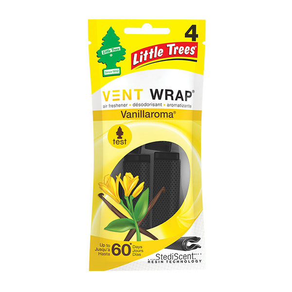 Little Tree Vanillaroma Vent Wrap 4-Pack