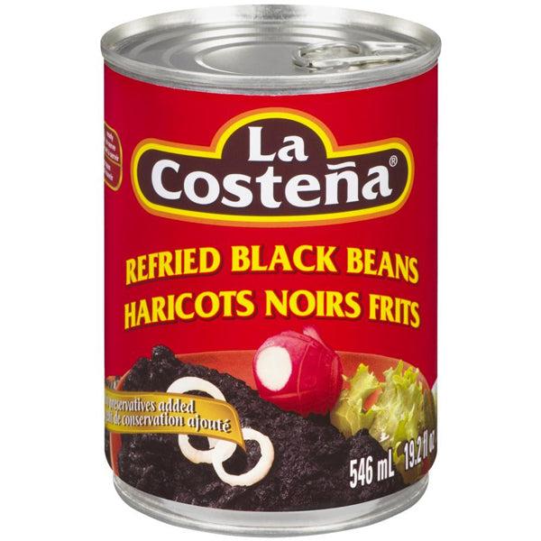 La Costena Refried Black Beans 546 mL