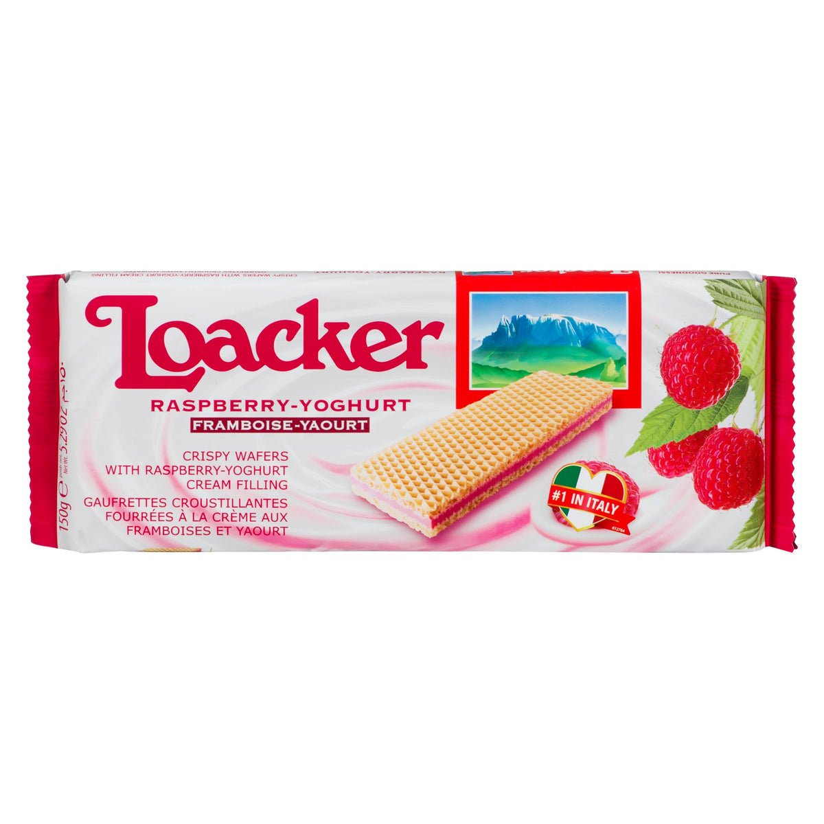 Loacker Wafers Raspberry Yogurt 150 g