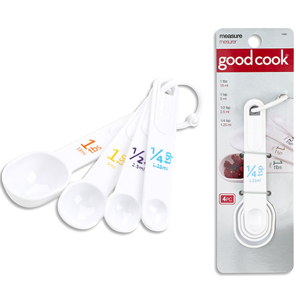 LINK Plastic Measuring Spoon Set 4-Pack