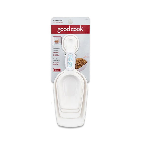 Goodcook Plastic Measuring Scoop Set