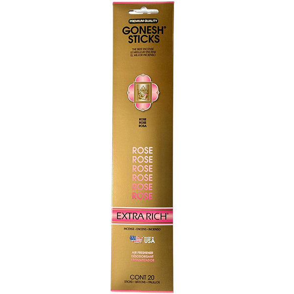 Gonesh Xr Stick Rose 20 ct