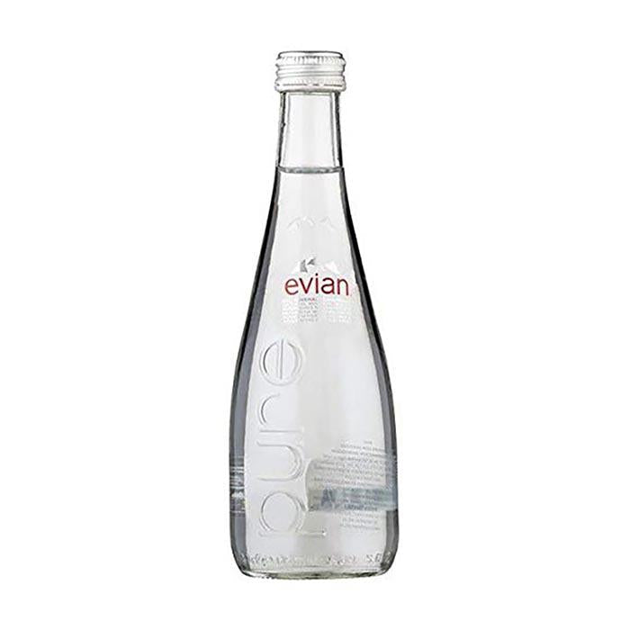 Evian Nr Natural Spring Water Glass 330 mL