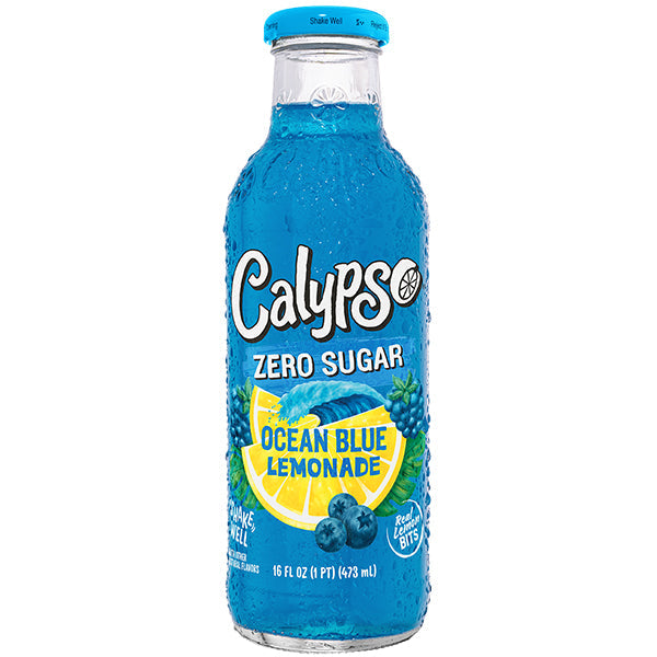 Calypso Zero Ocean Blue Lemonade 473 mL