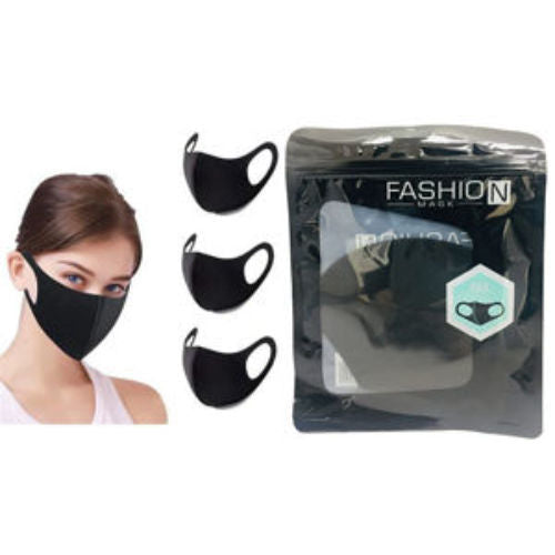 SD Fashion Cloth Mask 1 pc - Black
