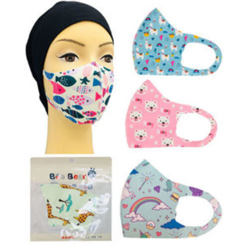 Kids Fashion Cloth Mask -assorted Designs 1 pc