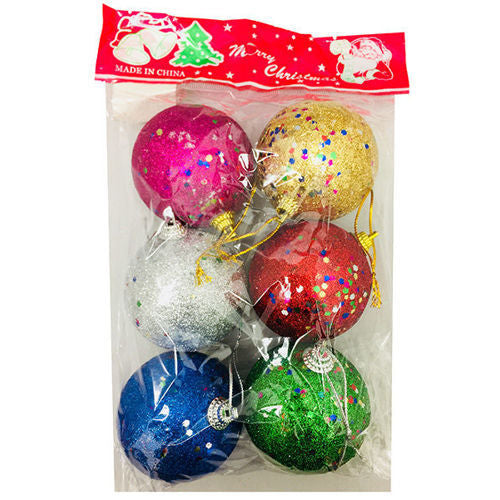 Christmas Balls 6 pcs 2.36"
