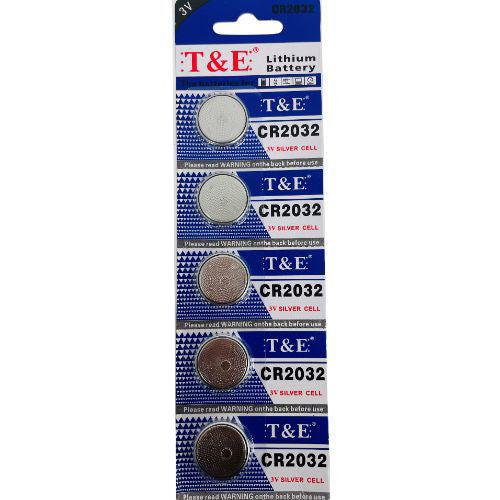 Lithium Battery CR2032 5pk
