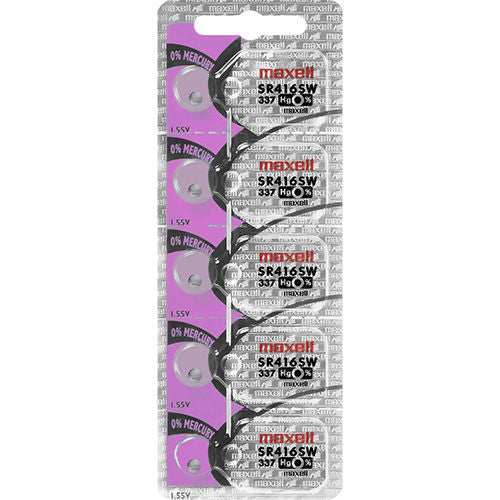 Maxell Battery 5 pcs SR416SW/337